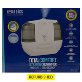 Homedics Total Comfort Ultrasonic Humidifier With UV- C Technology Refurbished Grade A
