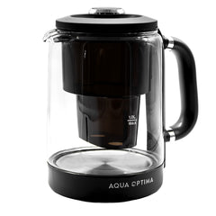 Aqua Optima KT3000 Glass Electric Kettle with Water Filter | 1.7L Variable Temperature – Black