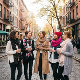 Collection Eighteen Assorted Loop Neck Scarves - Assorted Sizes And Colors - No Price Tag