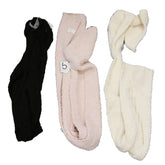 COZY OBLONG SCARF 6 Pink 6 Black 6 Ivory 6 Camel