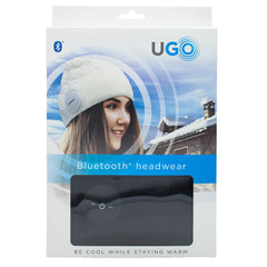 UGO Beanie - Black Beanie large - with Bluetooth Headphones
