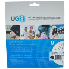 UGO Beanie - Black Beanie Caps - with Bluetooth Headphones