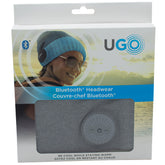 UGO Beanie - Light Grey Beanie - with Bluetooth Headphones