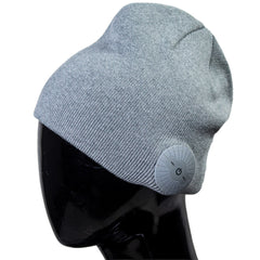 UGO Beanie - Light Grey Beanie - with Bluetooth Headphones