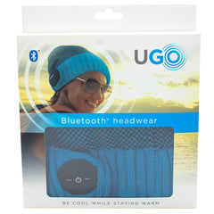 UGO Beanie - Blue Beanie Caps Sport - with Bluetooth Headphones