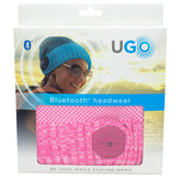 UGO Beanie - Pink Small - with Bluetooth Headphones