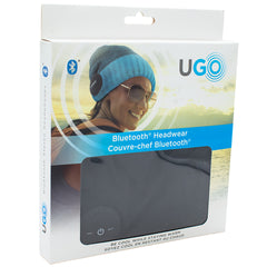 UGO Beanie - Black Sport Toque - with Bluetooth Headphones