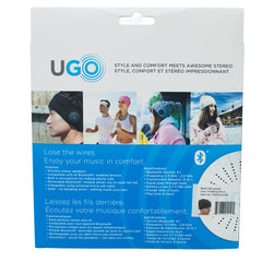 UGO Beanie - Black Sport Toque - with Bluetooth Headphones