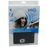 UGO Beanie - Black Beanie & light - with Bluetooth Headphones