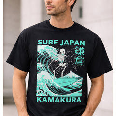 T-SHIRT SURF JAPAN - ASSORTED SIZED - SMALL (UPC # 192234165077) 2 pcs, MEDIUM (UPC # 1922341650787) 4 pcs, LARGE (UPC # 1922341650791) 4 pcs, XL (UPC 1922341650807) 2 pcs
