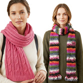 Girls Assorted Mufflers Scarves worn around the neck and fac