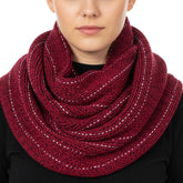 Scarf Woven Sequin Stripe Eternity