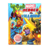 Marvel Heroes Vs Villains Head to Head Battle Book - pre priced $10.99