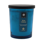 15 oz Brad Jar Candle – Mahogany Teakwood (2-Wick, Colored Glass, Metallic BOP Label)