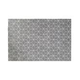 The Grey Geometric Rug 6' x 9'