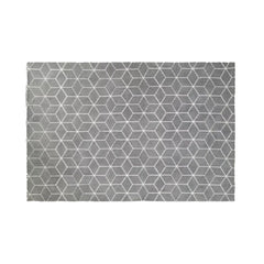 The Grey Geometric Rug 6' x 9'