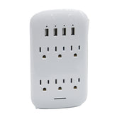6 OUTLET USB WALL TAP