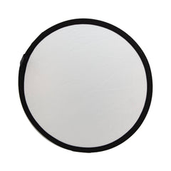 Black Folding Light Reflector for Photography | Portable Photo & Video Accessory Carrying Bag INCLUDED - UNFOLDED 23.62in X 24 in