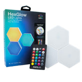 AURA LED HEXGLOW 3-PACK BATTERY OPERATED