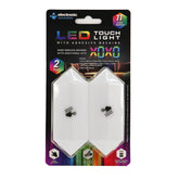 Electronic Necessities 2 pack Mini Digit Led Tough Light With Adhesive Backing 11 Color Options 4.22in X 1.69in x 1.32in