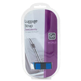 Go Travel Luggage Strap with Clip - Blue