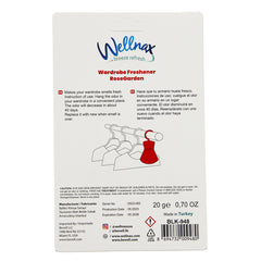 Wellnax Wardrobe Refreshner Rose 24/4 - Exp. 05/28 - Priced By Pc Sold By 24ct Display