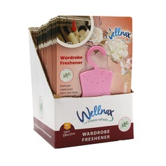 Wellnax Wardrobe Refreshner Rose 24/4 - Exp. 05/28 - Priced By Pc Sold By 24ct Display