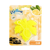 Wellnax Leaf Car Refresher Lemon 24/4 - Exp. 05/28 -Priced By Pc Sold By 24ct Display
