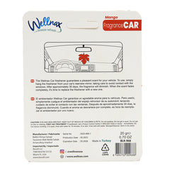 Wellnax Leaf Car Refresher Mango 24/4 - Exp. 05/28 - Priced By Pc Sold By 24ct Display