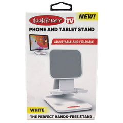 Doohickey Phone And Table Stand 2-white, 2-black, 2-silver. White - As Seen On TV