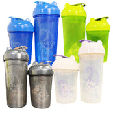 Buta Cups Protein Shaker Bottles 2 Pk Assorted Colors- Includes 2 Large 28oz Bottles, 1 Small 20oz Bottles- Repack