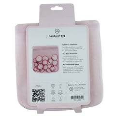 W&P Porter Silicone Reusable Storage Bag, 34oz-BLUSH