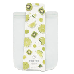 W&P Porter Silicone Reusable Storage Bag, 46oz Stand-Up-MINT