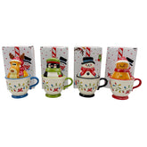 Temptations Seasonal Set of 4 Stacking Salt & Pepper Shakers