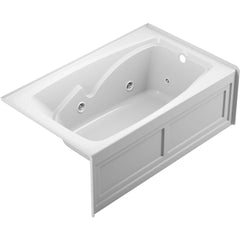 Cetra 36" x 60" Alcove Whirlpool Tub | White – Left Drain - Sold with No Warranty