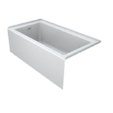 Jacuzzi Bathtub 60x32 Alcove/Skirted Soaking Tub, Right Drain Sold with No Warranty