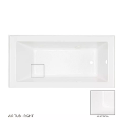 Bathtub: Sitka - White - Sold with No Warranty
