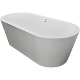 Celeste 70" x 32" Freestanding Soaking Bathtub | White - Sold with No Warranty