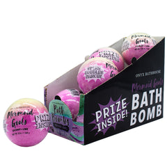 ONYX MERMAID GOALS BATH BOMB 4 x 6PC PDQ 4.9oz Each. ITEM 71453
