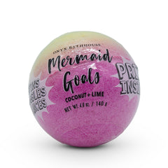 ONYX MERMAID GOALS BATH BOMB 4 x 6PC PDQ 4.9oz Each. ITEM 71453