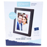 Conair Lighted Picture Mirror System Holds a 5x7 Photo