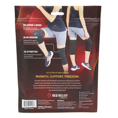 Red Relief - Size Large- Theromgenic Knee Brace - 1 knee brace - 6pc PDQ display
