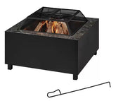 Hampton-Bay-Nickleby-31-00-in-W-Black-Steel-Wood-Outdoor-Fire-Pit-with-Wood-Grate-Cover-and-Poker-Included-2391FP-2/319921862