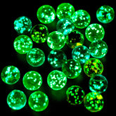 Glow in the Dark Marbles - Clear - 50 Pack