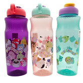 SQUISHMALLOW Assorted Colors 30oz Water Bottles (5) Green UPC # 707849177459 - (5) Pink UPC # 707849177466 - ( 5) Purple UPC # 707849177442