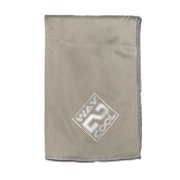 Mesh Cooling Sports Towel in Reusable Bag - Silver