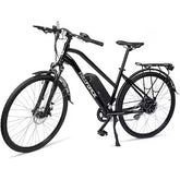 FreeForce The Indy 18-in. Electric Commuter Bike with Thumb Throttle and Pedal Assist in Gloss Black