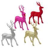 Glitter Deer Assorted Colors (3) Pink UPC # 1922340381689 (3) Gold UPC # 1922340381702 (3) Red UPC # 19221340381696 ( 3) Silver UPC # 1922340381719