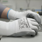 NorthFlex Nitri Task Gloves Med - Charcoal Gray - Sold as a 12pk Bundle