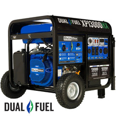 DuroMax 13000 Watt 20 HP Dual Fuel Gas Propane Portable Generator Grade A Refurbished